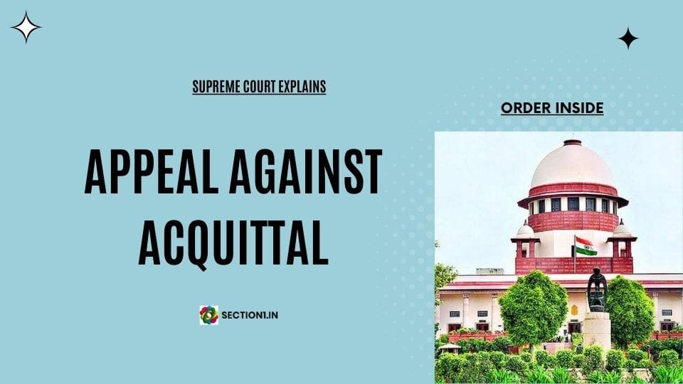 APPEAL AGAINST ACQUITTAL