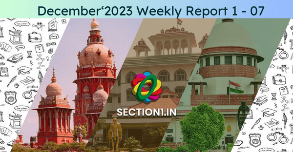 December‘2023 Weekly Case Law Report 1 – 07