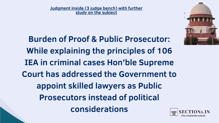 appointment of public prosecutors