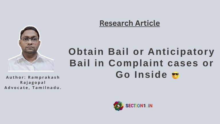 complaint and bail