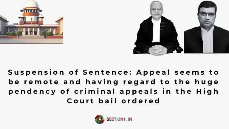 suspension of sentence