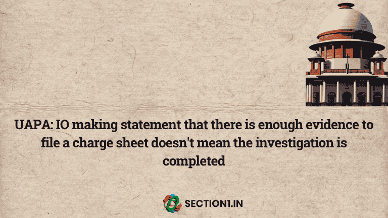 charge sheet