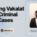 Drafting Vakalat in Criminal Cases