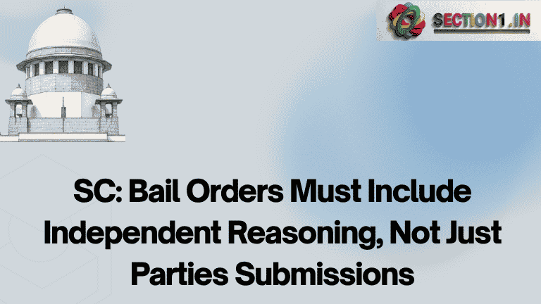 Supreme Court bail orders